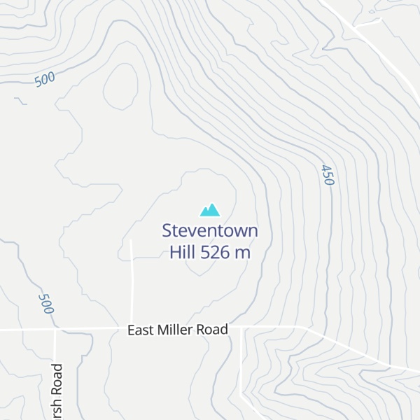 Map of Steventown Hill