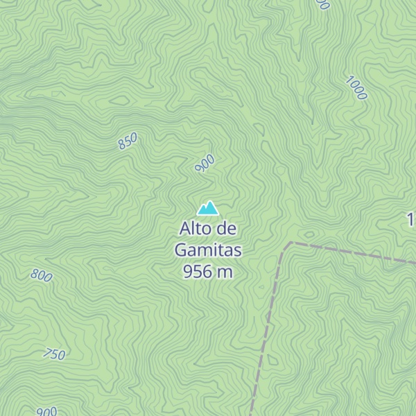 Map of Alto de Gamitas