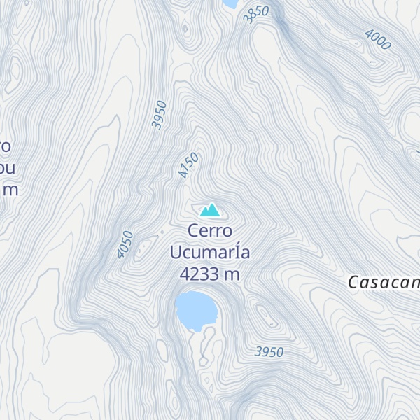 Map of Cerro UcumarÍa