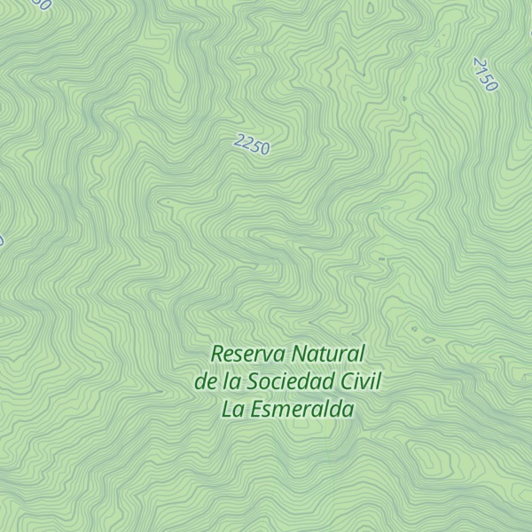 Map of Cerro Calima
