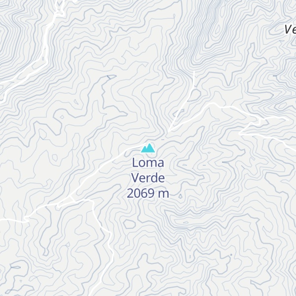 Map of Loma Verde