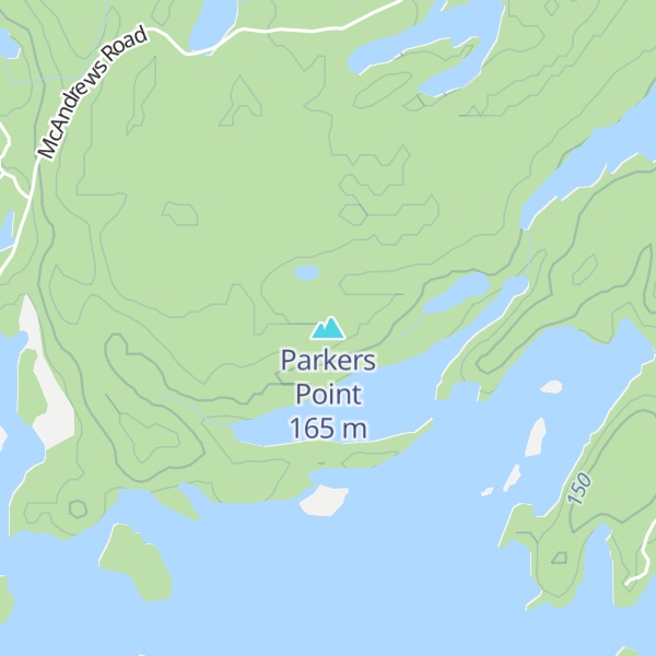 Map of Parkers Point