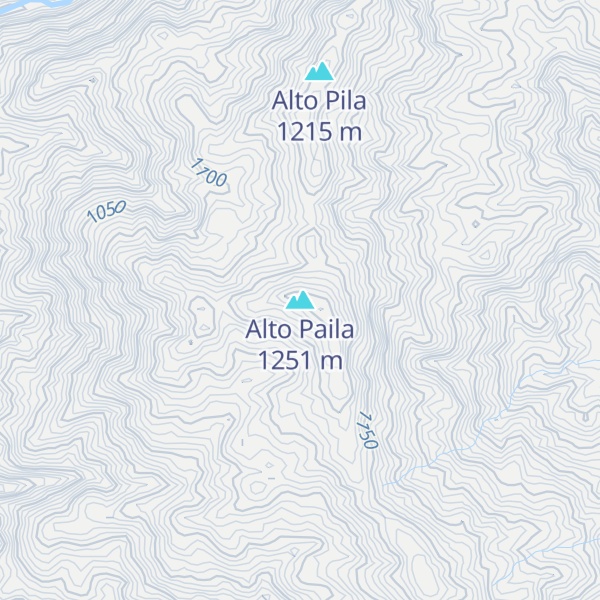 Map of Alto Paila