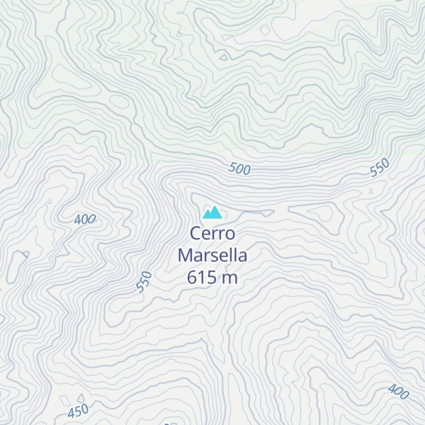 Map of Cerro Marsella