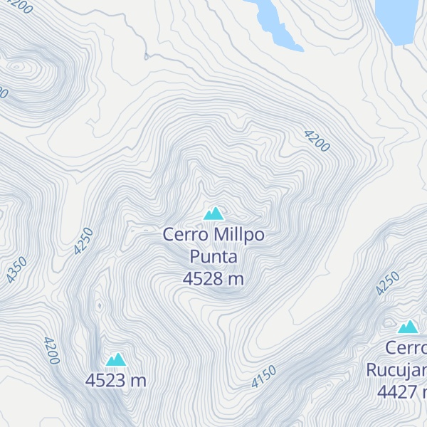 Map of Cerro Millpo Punta