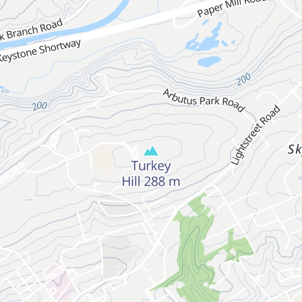 Map of Turkey Hill