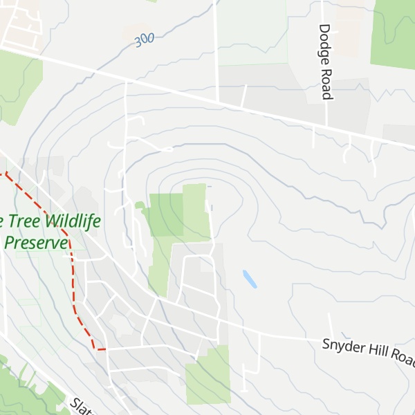 Map of Hungerford Hill