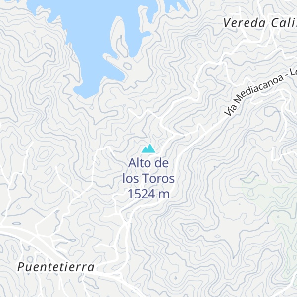 Map of Alto de los Toros
