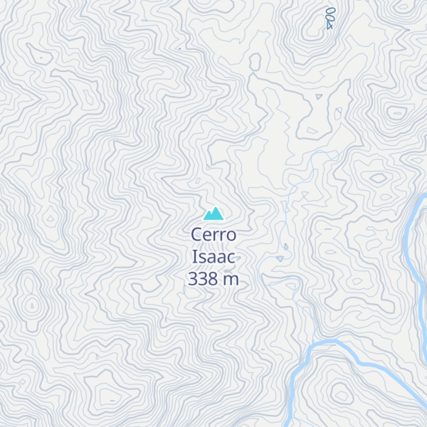 Map of Cerro Isaac