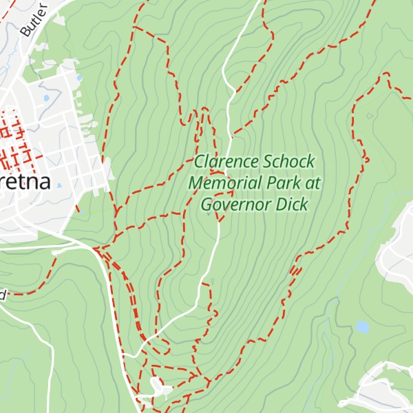 Map of Governor Dick Hill