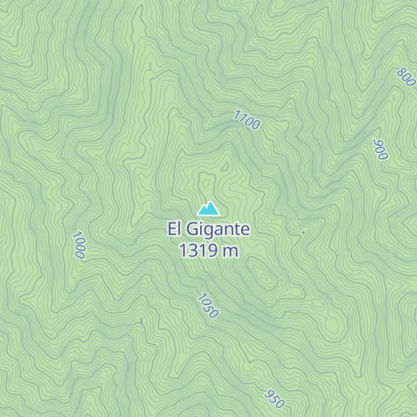 Map of El Gigante