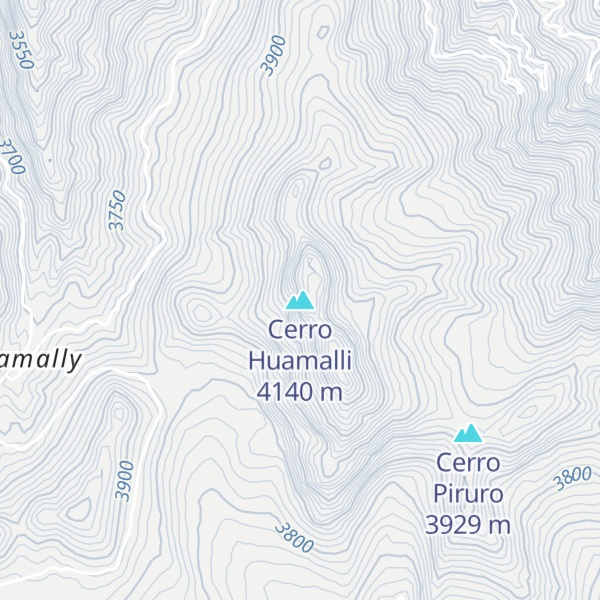Map of Cerro Huamalli