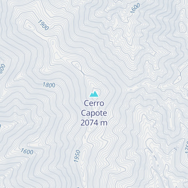 Map of Cerro Capote