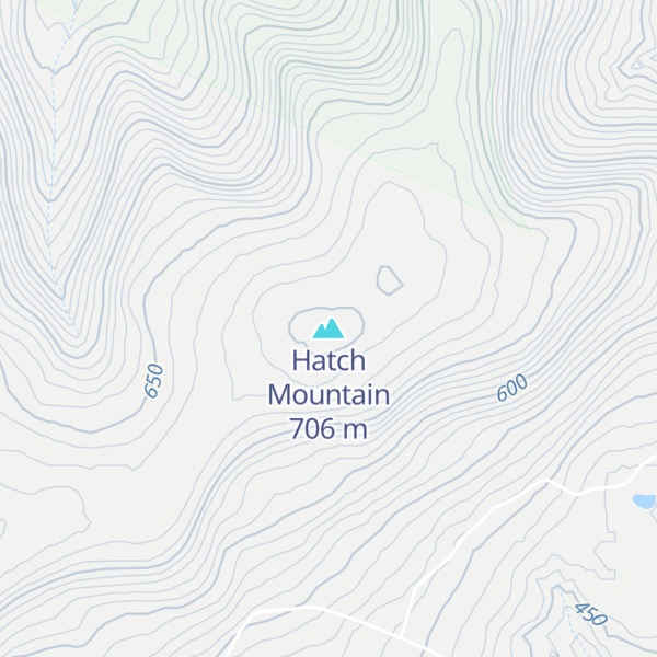 Map of Hatch Mountain