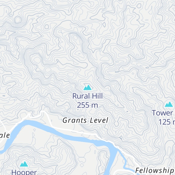Map of Rural Hill