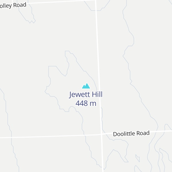 Map of Jewett Hill