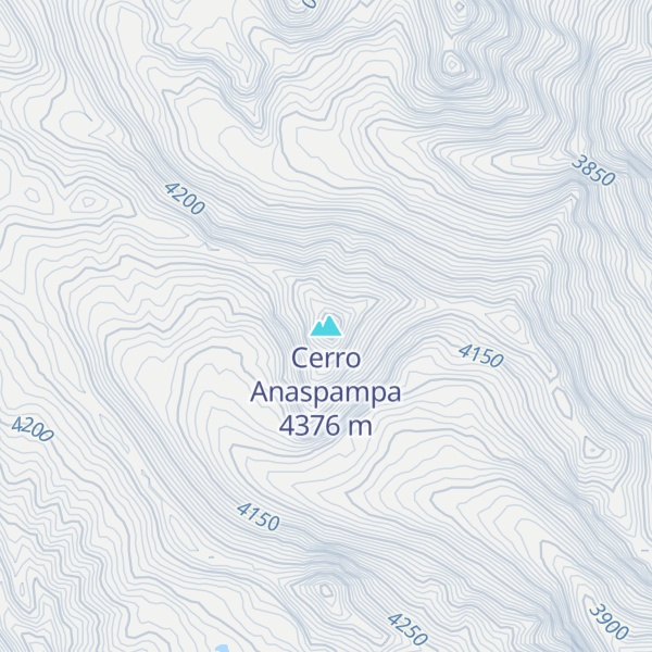 Map of Cerro Anaspampa