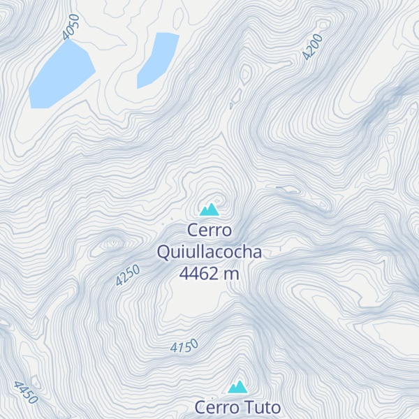Map of Cerro Quiullacocha