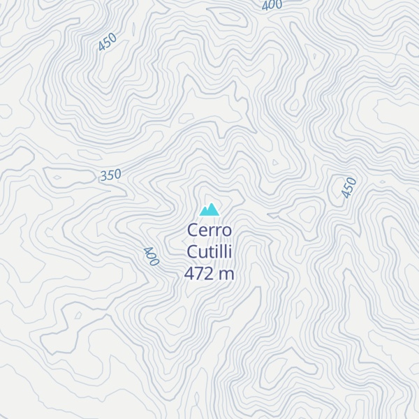 Map of Cerro Cutilli
