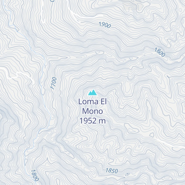 Map of Loma El Mono