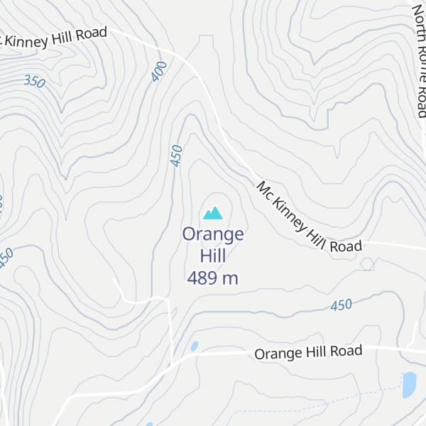 Map of Orange Hill