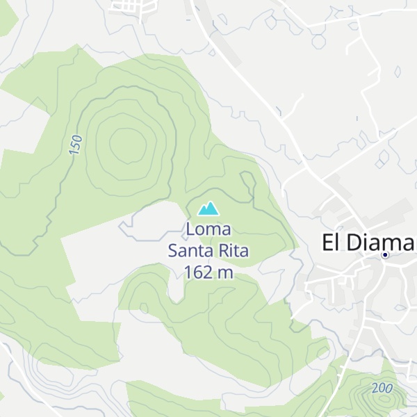 Map of Loma Santa Rita