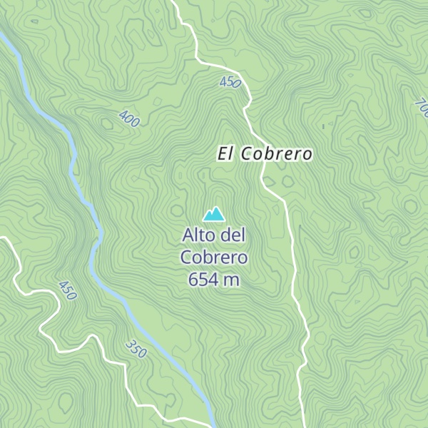 Map of Alto del Cobrero