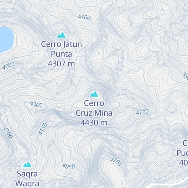 Map of Cerro Cruz Mina