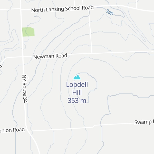 Map of Lobdell Hill