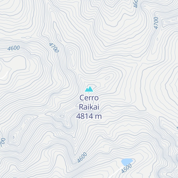 Map of Cerro Raikai