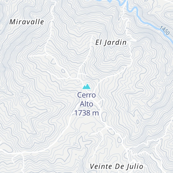 Map of Cerro Alto