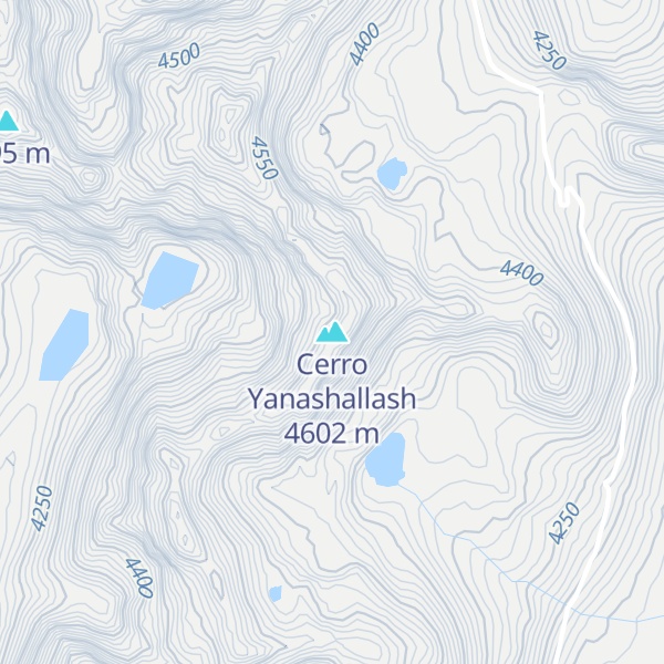 Map of Cerro Yanashallash