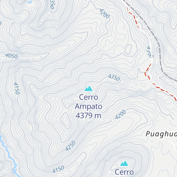 Map of Cerro Ampato