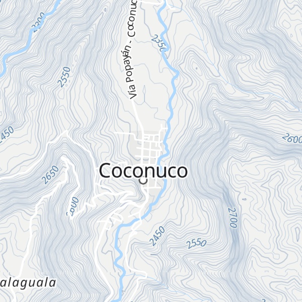 Map of Cabañas la Marquesa