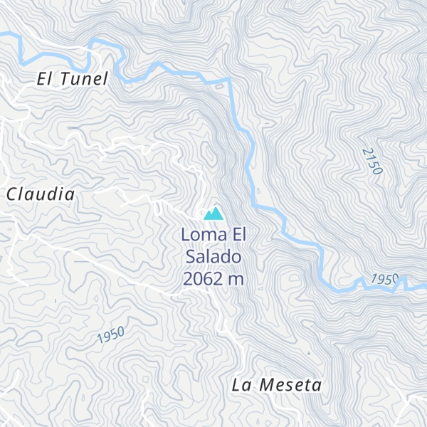 Map of Loma El Salado