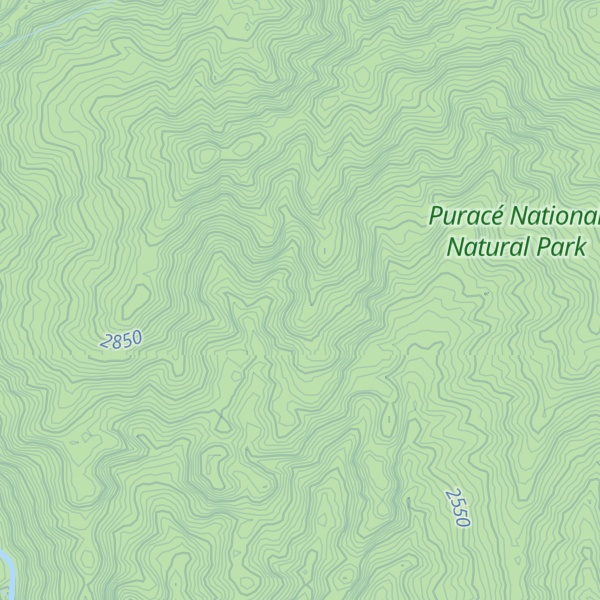 Map of Cerro El Felino