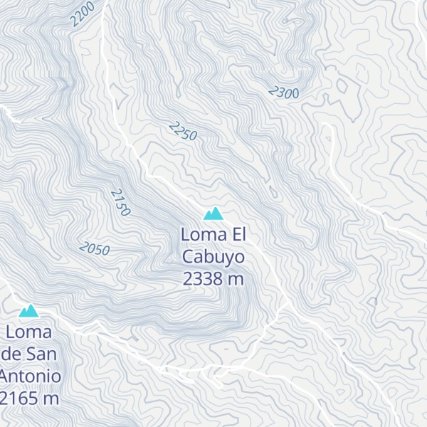 Map of Loma El Cabuyo