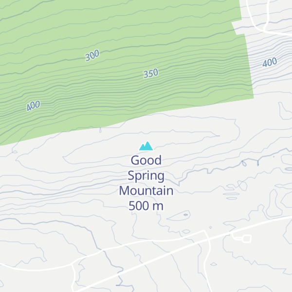 Map of Good Spring Mountain