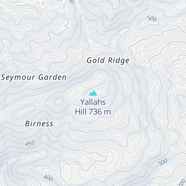 Map of Yallahs Hill