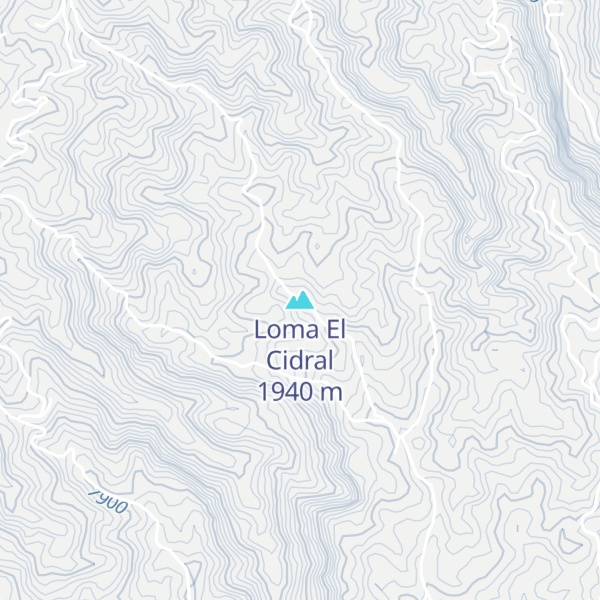 Map of Loma El Cidral