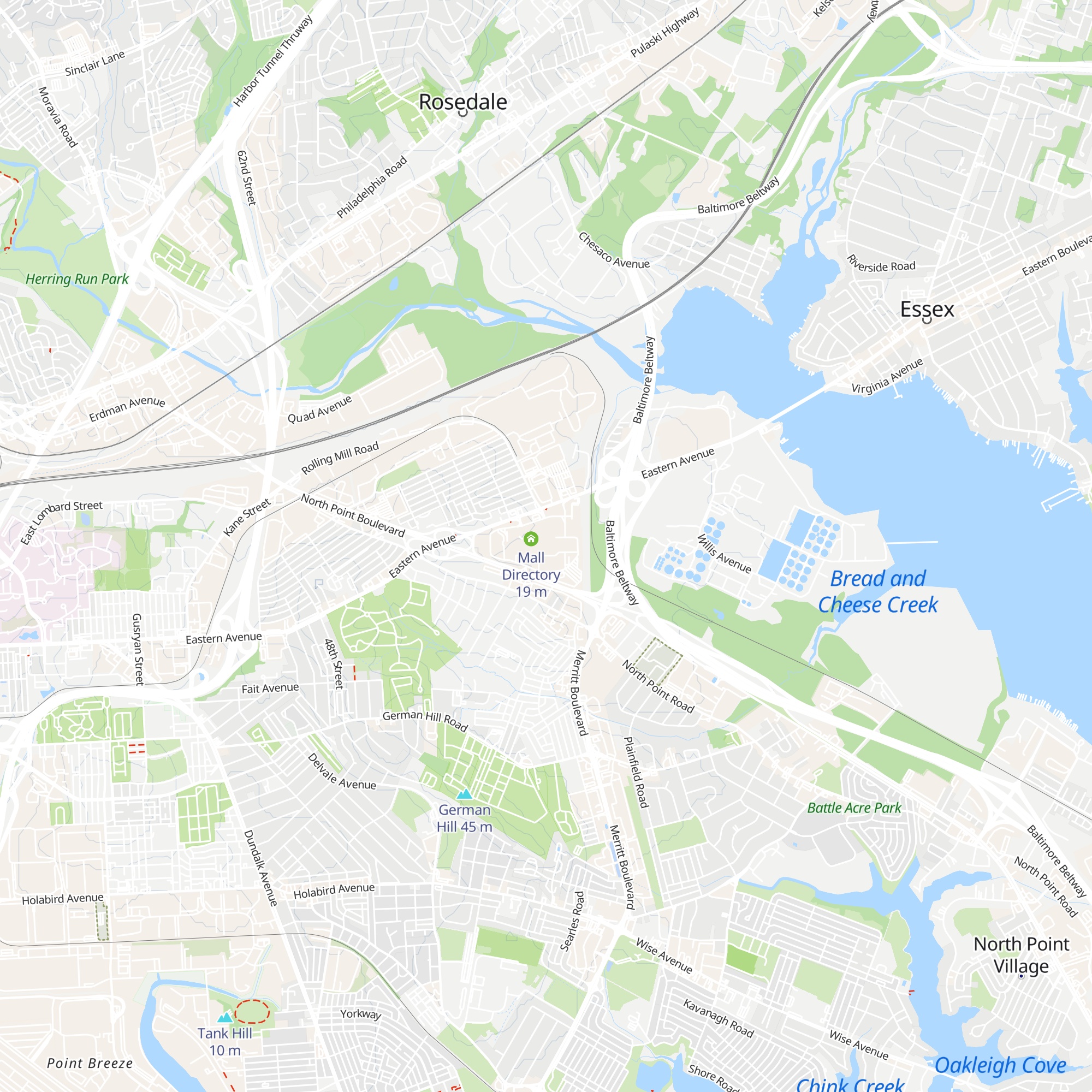 Mall Directory map