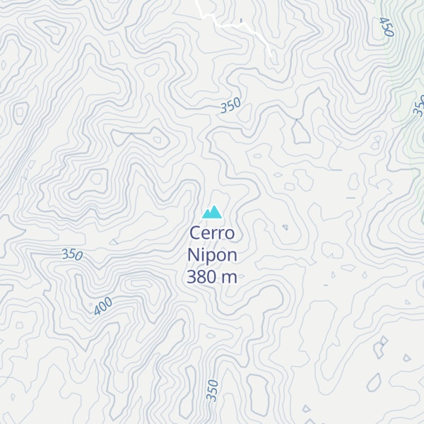 Map of Cerro Nipon