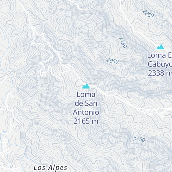 Map of Loma de San Antonio