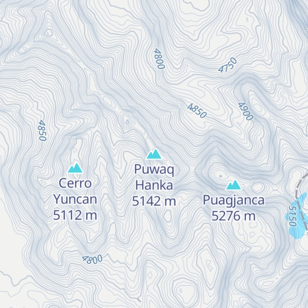 Map of Puwaq Hanka