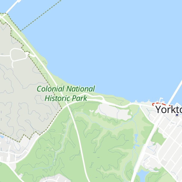 Map of York River Cliffs