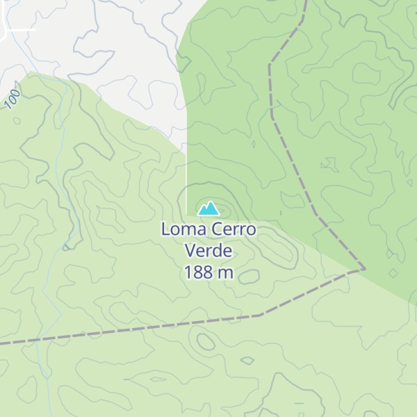 Map of Loma Cerro Verde