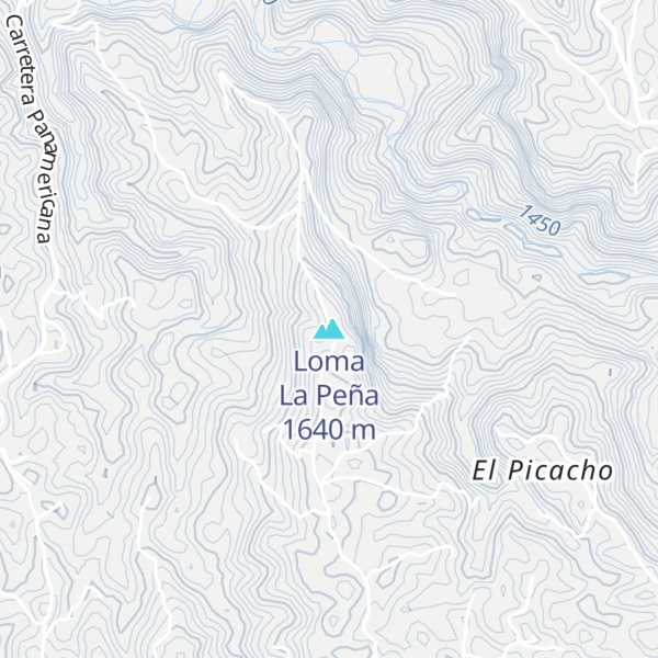 Map of Loma La Peña