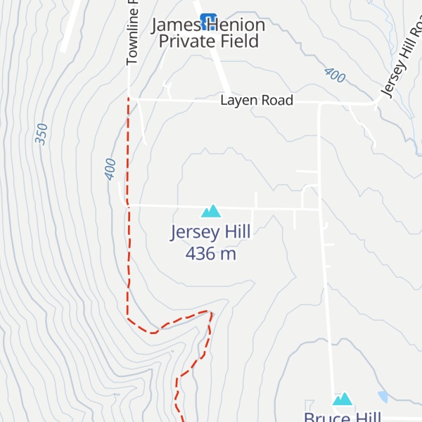 Map of Jersey Hill