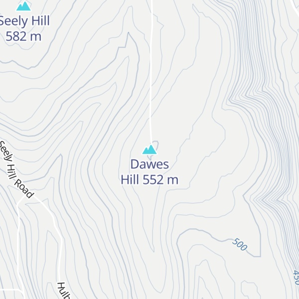 Map of Dawes Hill