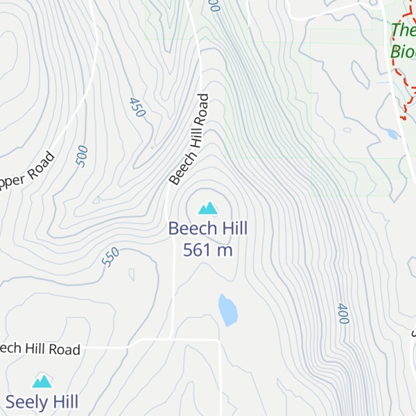 Map of Beech Hill